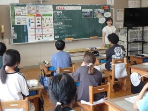 食育の授業の様子